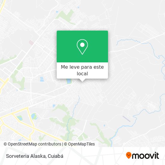 Sorveteria Alaska mapa
