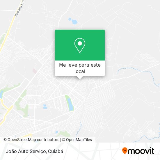 João Auto Serviço mapa