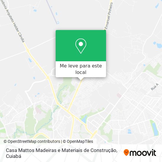 Casa Mattos Madeiras e Materiais de Construção mapa