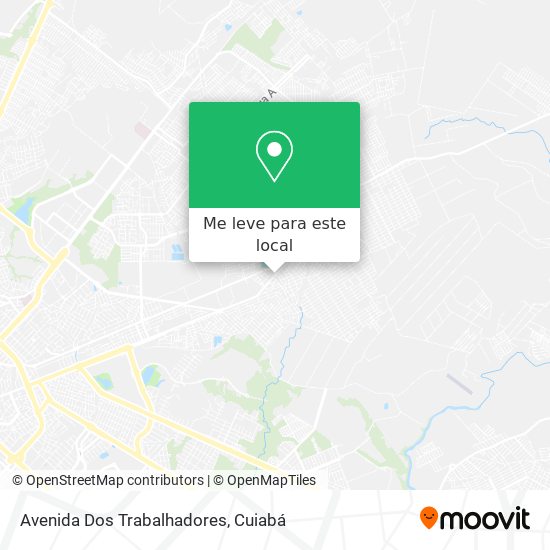Avenida Dos Trabalhadores mapa