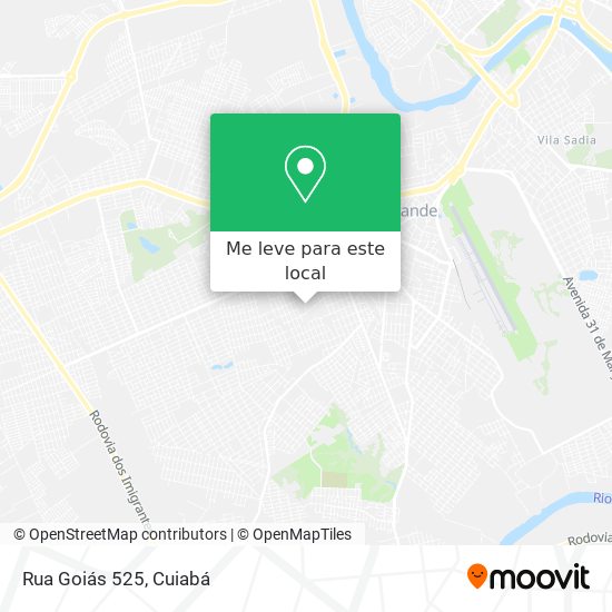 Rua Goiás 525 mapa