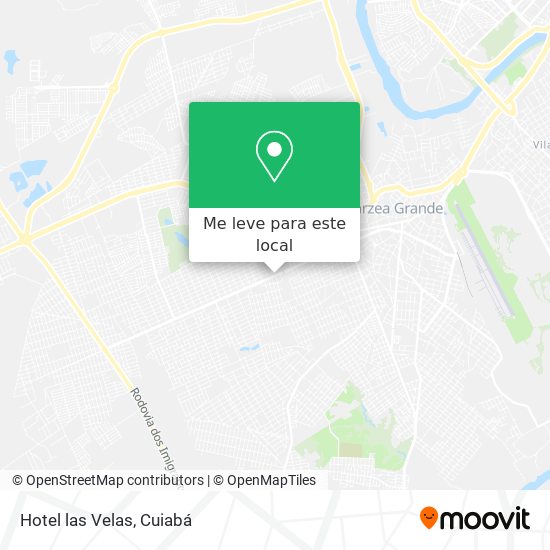 Hotel las Velas mapa