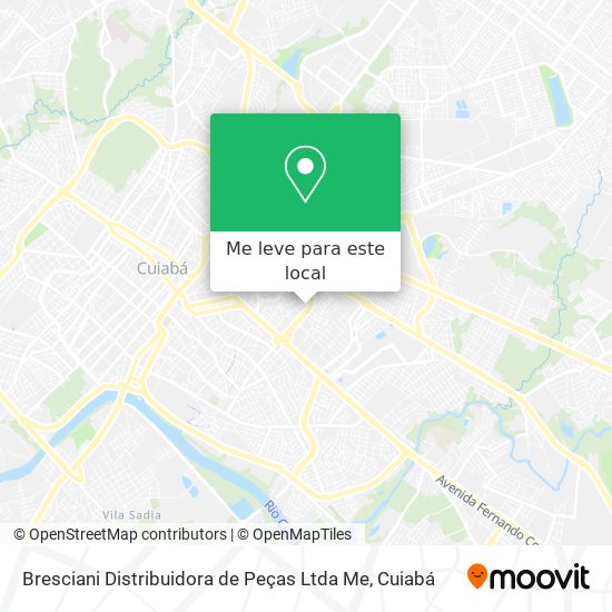 Bresciani Distribuidora de Peças Ltda Me mapa