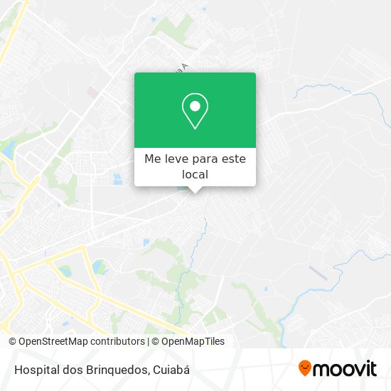 Hospital dos Brinquedos mapa