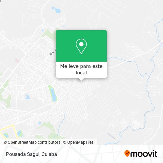 Pousada Sagui mapa