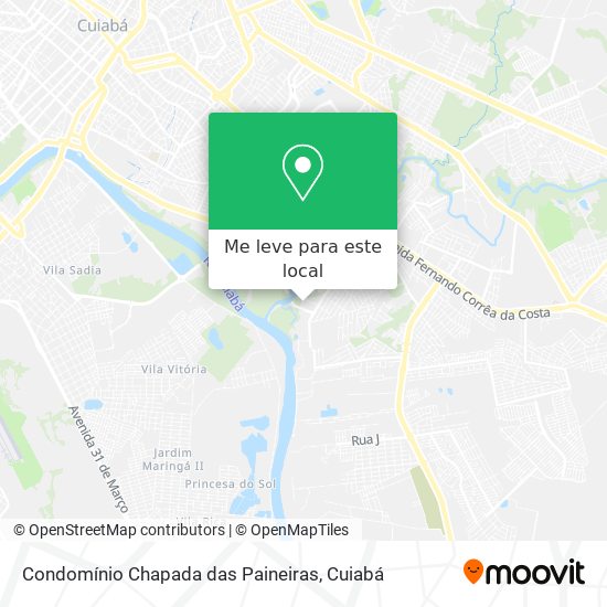 Condomínio Chapada das Paineiras mapa