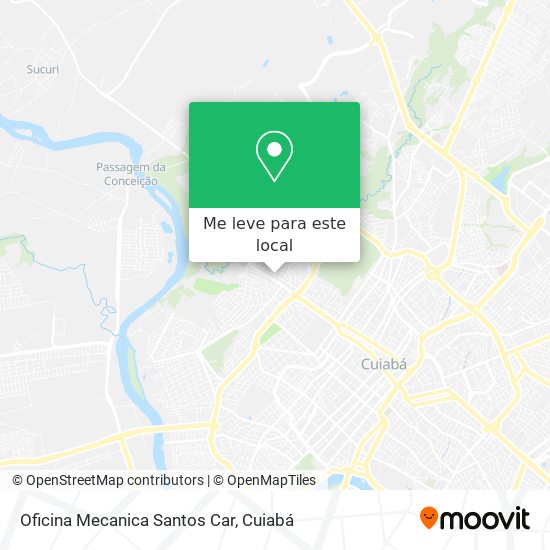 Oficina Mecanica Santos Car mapa