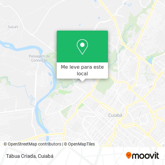 Tábua Criada mapa
