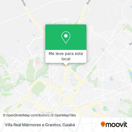 Villa Real Mármores e Granitos mapa