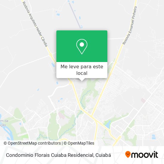 Condominio Florais Cuiaba Residencial mapa