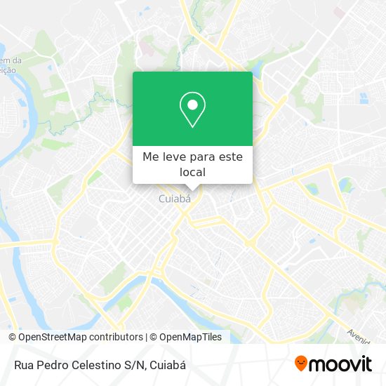 Rua Pedro Celestino S/N mapa