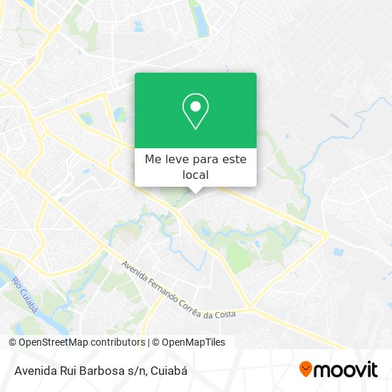 Avenida Rui Barbosa s/n mapa