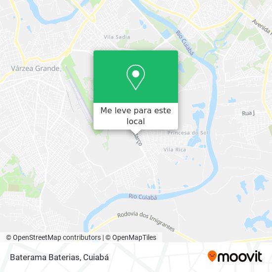 Baterama Baterias mapa