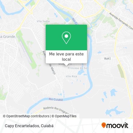Capy Encartelados mapa