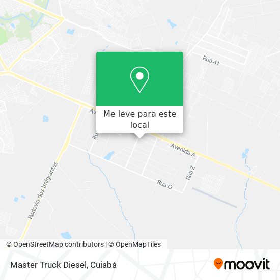 Master Truck Diesel mapa