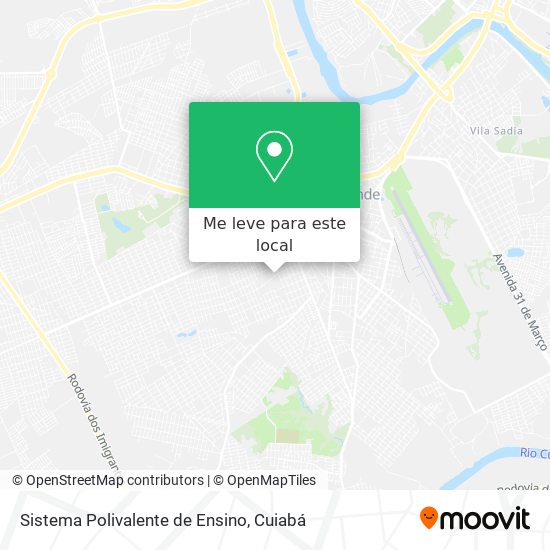 Sistema Polivalente de Ensino mapa