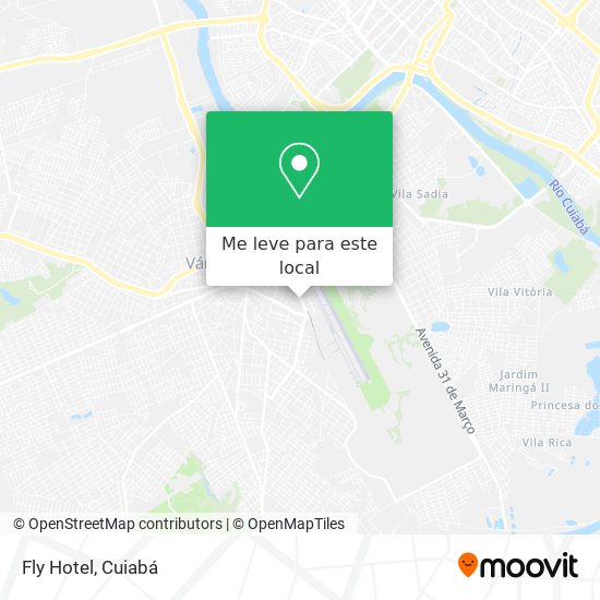 Fly Hotel mapa