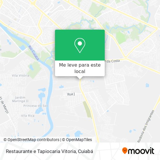 Restaurante e Tapiocaria Vitoria mapa