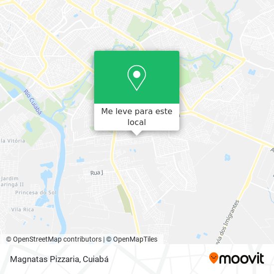 Magnatas Pizzaria mapa