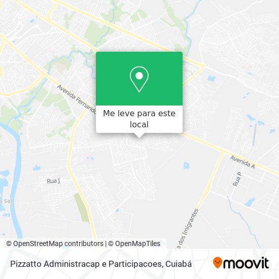 Pizzatto Administracap e Participacoes mapa