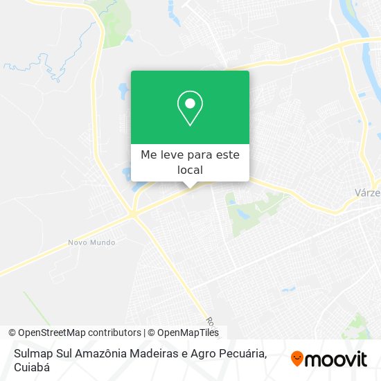 Sulmap Sul Amazônia Madeiras e Agro Pecuária mapa