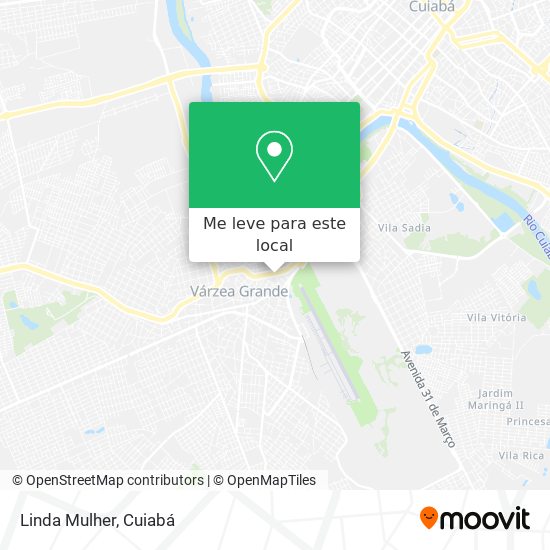 Linda Mulher mapa