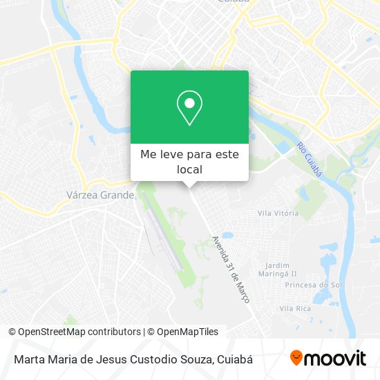 Marta Maria de Jesus Custodio Souza mapa