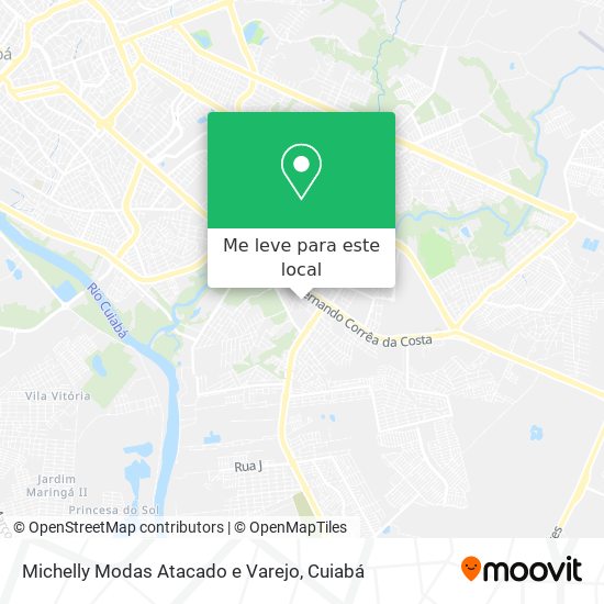 Michelly Modas Atacado e Varejo mapa