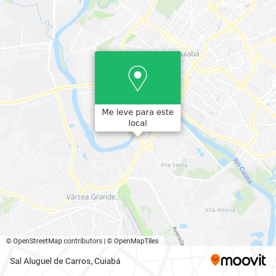 Sal Aluguel de Carros mapa