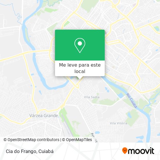 Cia do Frango mapa