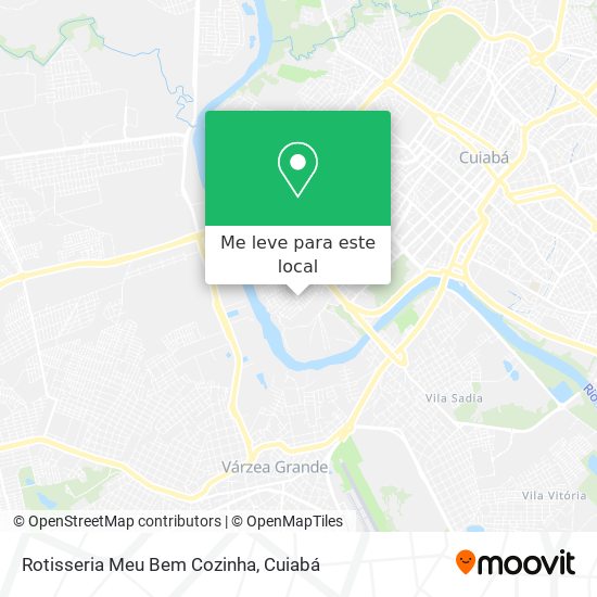 Rotisseria Meu Bem Cozinha mapa