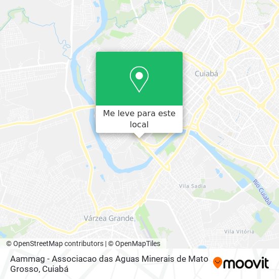 Aammag - Associacao das Aguas Minerais de Mato Grosso mapa