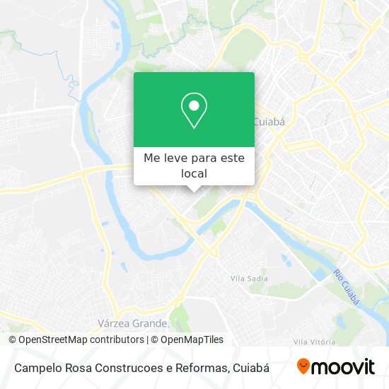 Campelo Rosa Construcoes e Reformas mapa