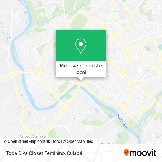 Toda Diva Closet Feminino mapa