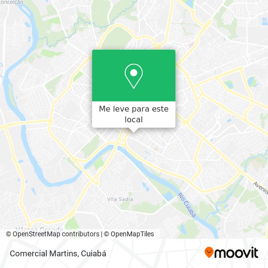 Comercial Martins mapa