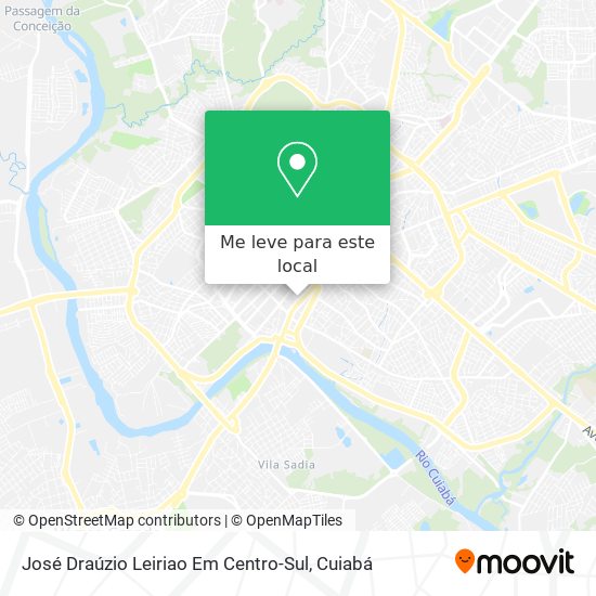 José Draúzio Leiriao Em Centro-Sul mapa