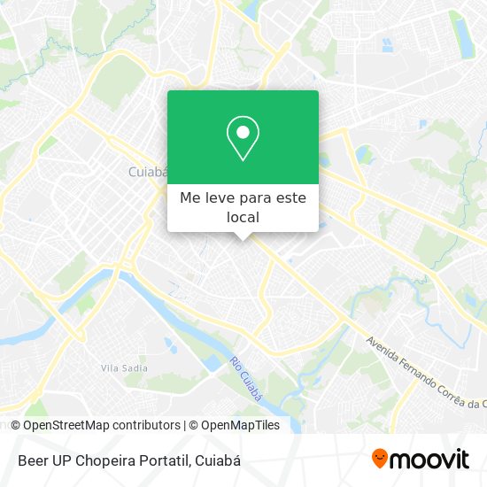 Beer UP Chopeira Portatil mapa