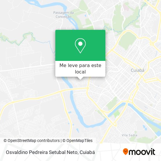 Osvaldino Pedreira Setubal Neto mapa