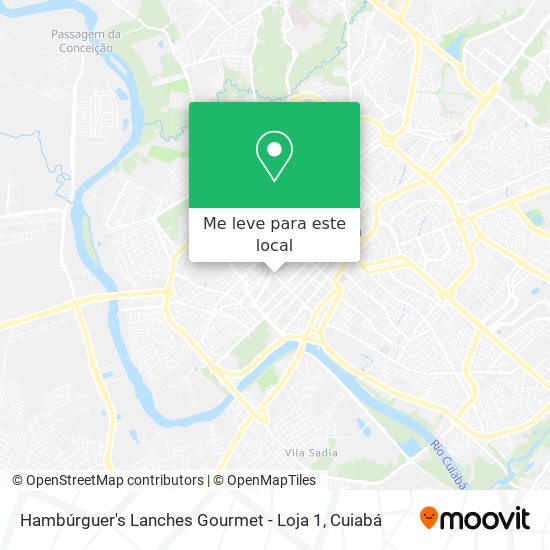 Hambúrguer's Lanches Gourmet - Loja 1 mapa