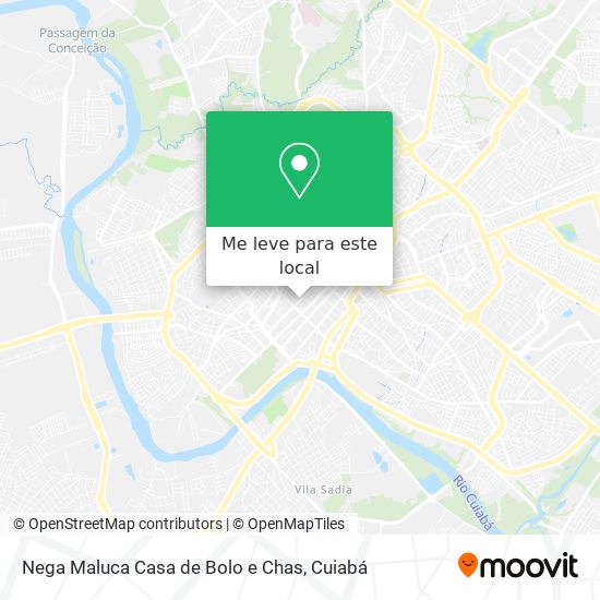 Nega Maluca Casa de Bolo e Chas mapa
