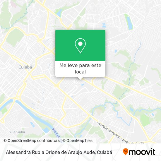Alessandra Rubia Orione de Araujo Aude mapa