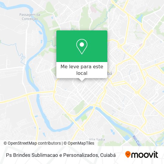 Ps Brindes Sublimacao e Personalizados mapa