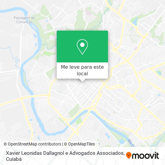 Xavier Leonidas Dallagnol e Advogados Associados mapa