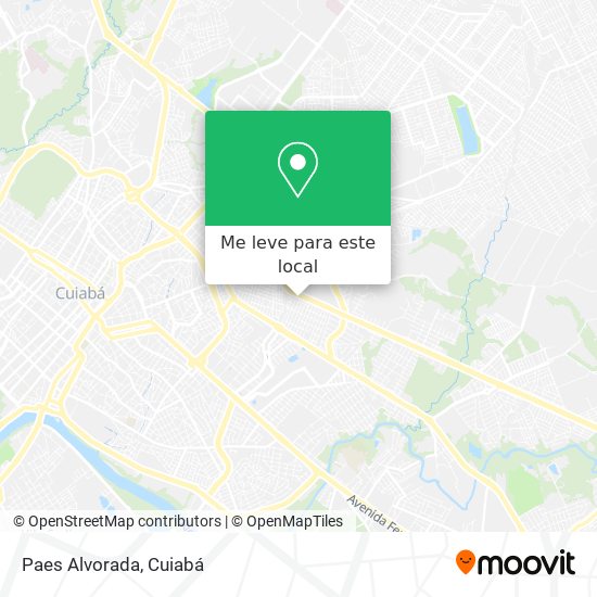 Paes Alvorada mapa