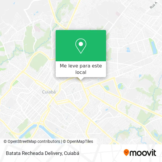 Batata Recheada Delivery mapa