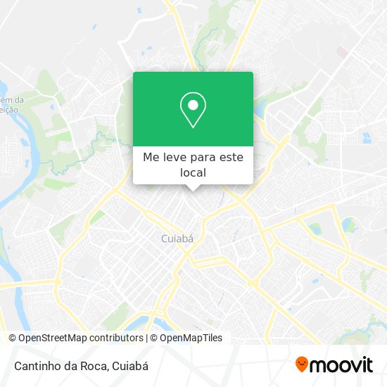 Cantinho da Roca mapa