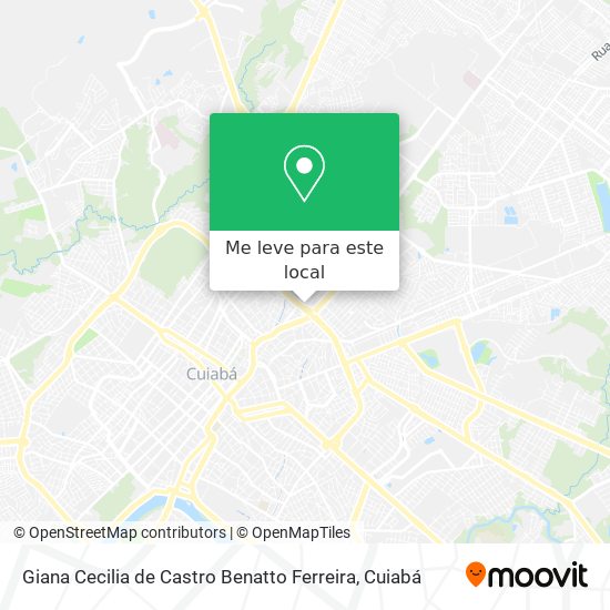 Giana Cecilia de Castro Benatto Ferreira mapa