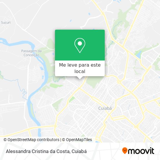 Alessandra Cristina da Costa mapa