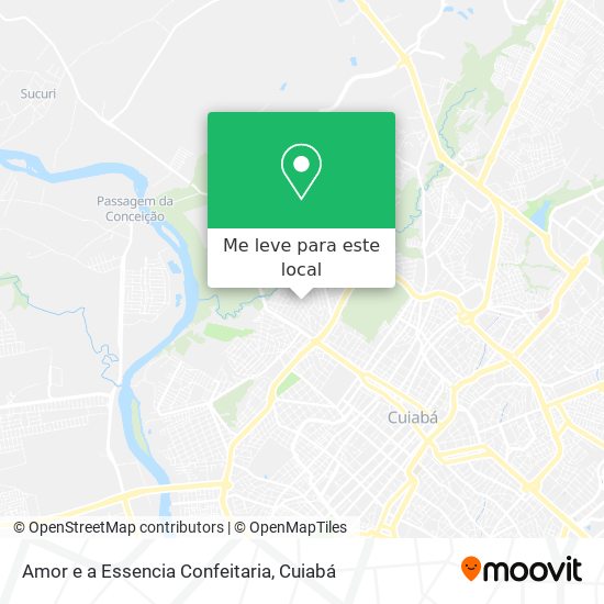 Amor e a Essencia Confeitaria mapa
