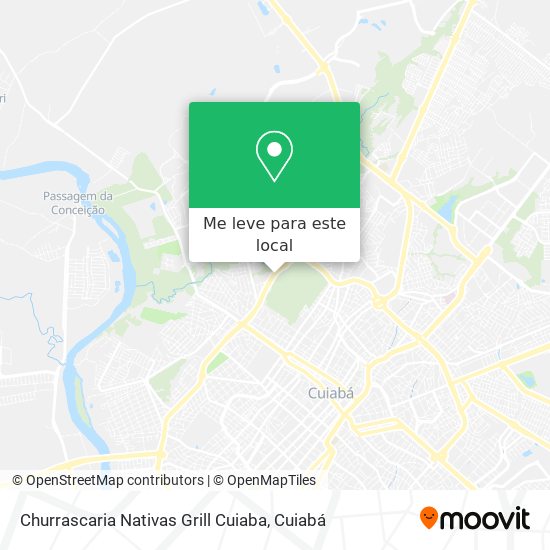 Churrascaria Nativas Grill Cuiaba mapa